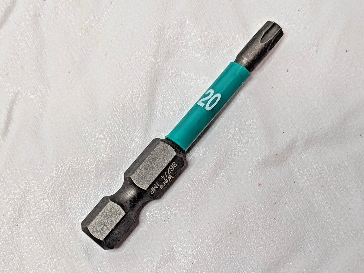 5PCS/PACK Wera Torx Impaktor Bits Diamond Coat 20x50 mm 867/4 IMP DC 05057664001