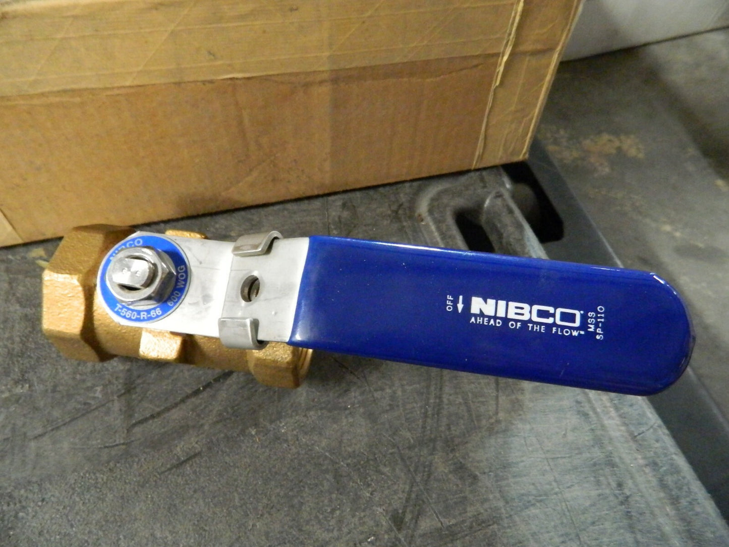Nibco 1-1/2" Bronze Reduced Port Ball Valve FNPT x FNPT NL9403C