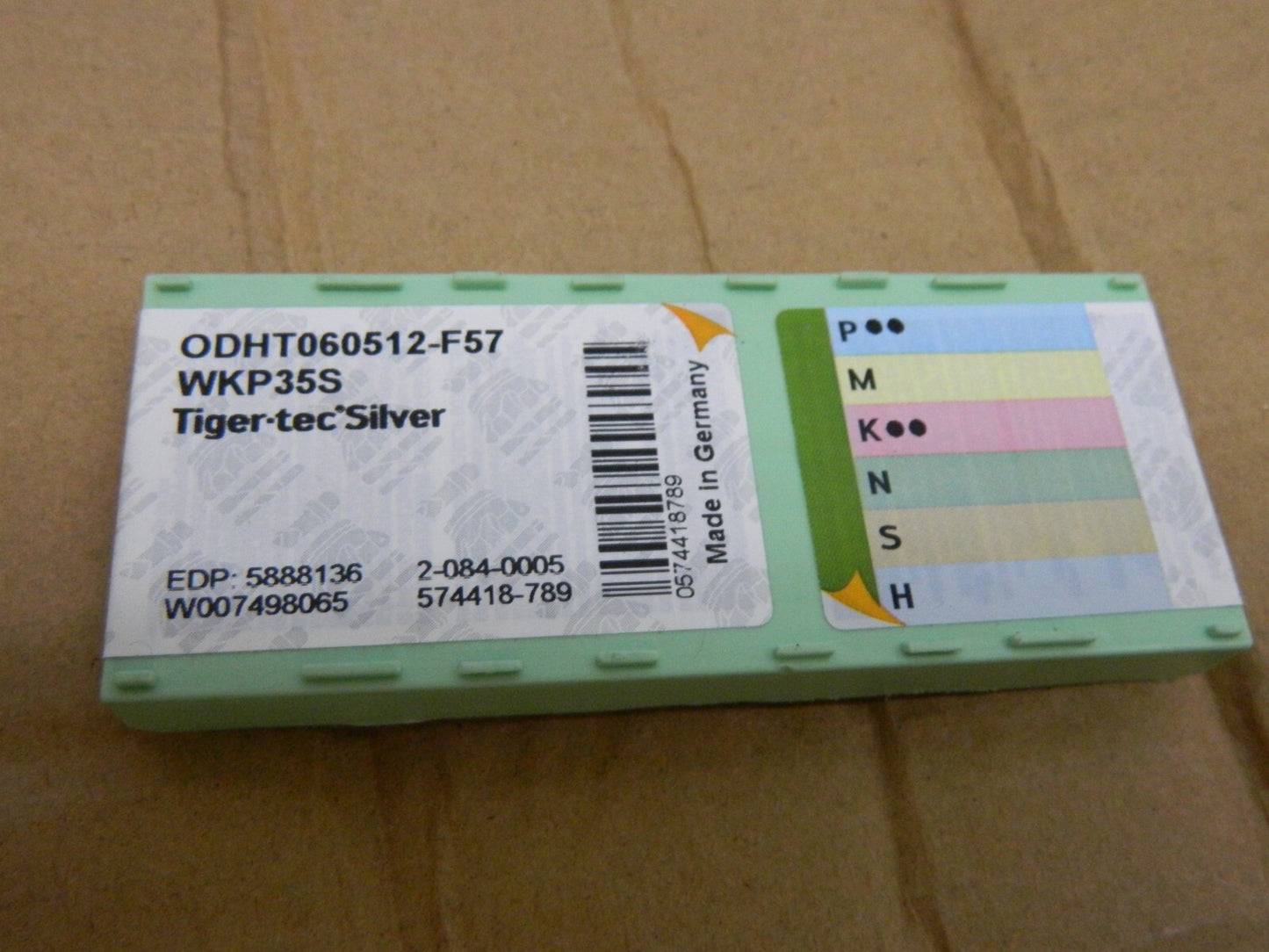WALTER ODHT060512F57 WKP35S Carbide Milling Inserts QTY 10 5888136