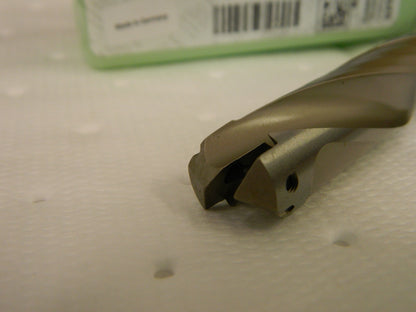 WALTER Replaceable Tip Drill 0.669'' Drill Dia 3.35 "Straight Cy