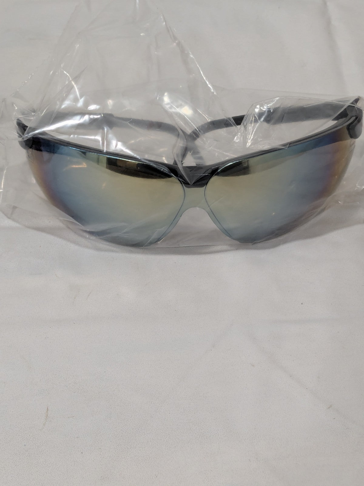 UVEX Safety Glasses Scratch-Res., Polycarbonate, Gold Mirror Lenses Qty 10 S3203