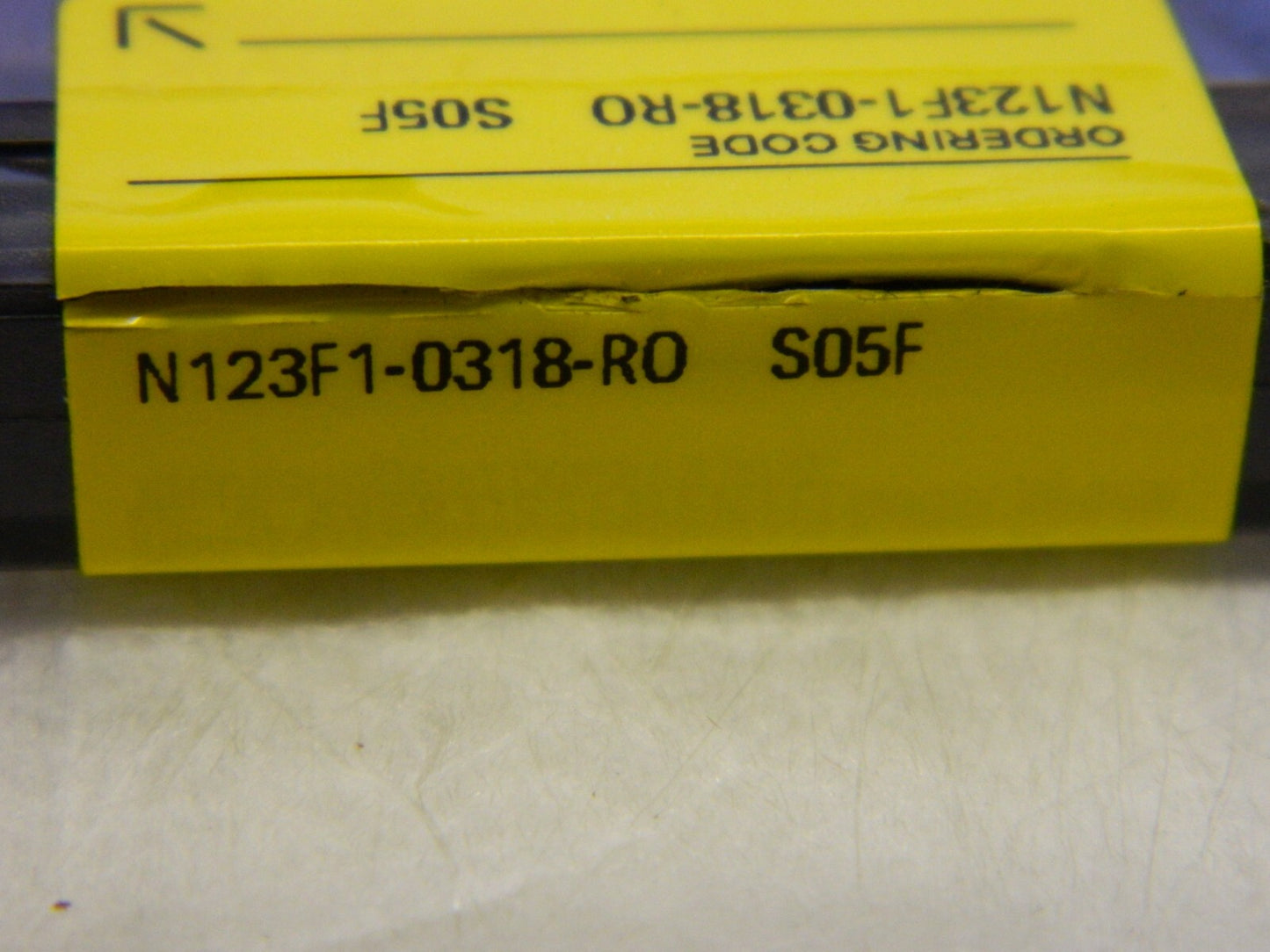 SANDVIK COROMANT Profiling Insert: N123F1 S205, Solid Carbide Qty10  8003646