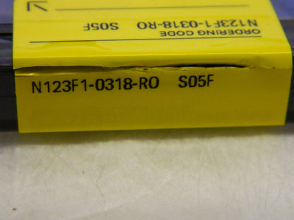 SANDVIK COROMANT Profiling Insert: N123F1 S205, Solid Carbide Qty10  8003646