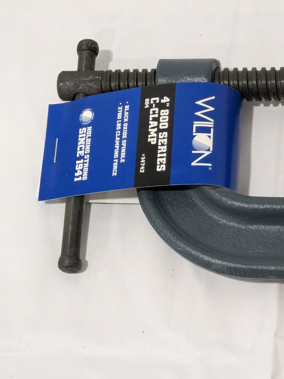 Wilton C-Clamp: 4" Max Opening, 2-5/16" Throat Depth, Regular-Duty 14742