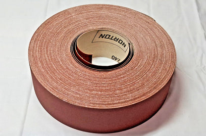 Norton Aluminum Oxide Shop Roll  2" x 50 Yd 240 Grit 66261136209