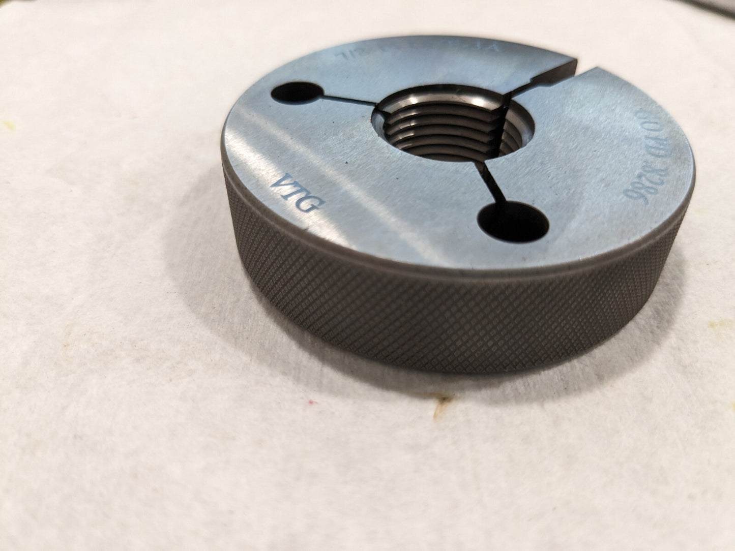 VERMONT GAGE  Threaded Ring Gage: 7/8-14 Thread, UNF, Class 3A, Go 361158020