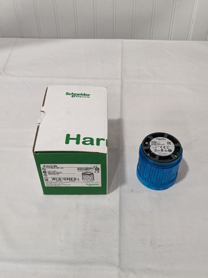 Schneider Harmony Blue LED Unit Ø 60 Mm Illuminated 24 V AC/DC XVUC26