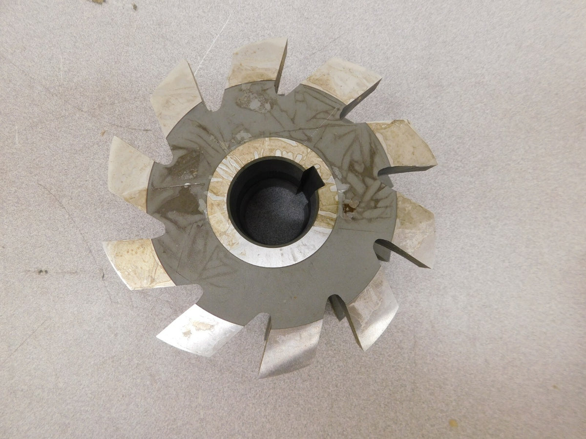 Dolfa Concave Milling Cutter 2" Circle 6" Dia 1.5" Hole HSS 10 Teeth 5-703-155