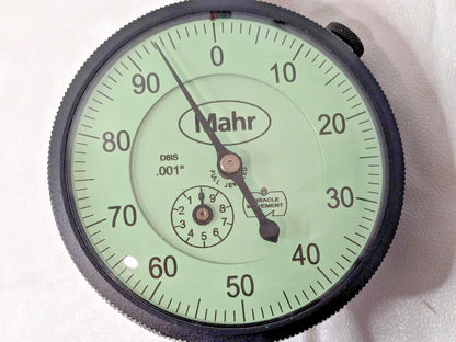 Mahr Dial Drop Indicator 0-100 Dial Reading 1.0000" Max Measurement 2011270