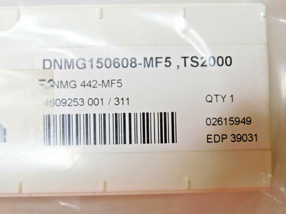 Seco Carbide Turning Inserts DNMG442-MF5 Grade TS2000 Qty 3 39031