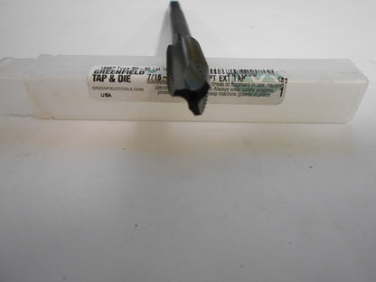 Greenfield H3 7/16"-14 UNC Plug Chamfer HSS Spiral Point Tap QTY 3  18957