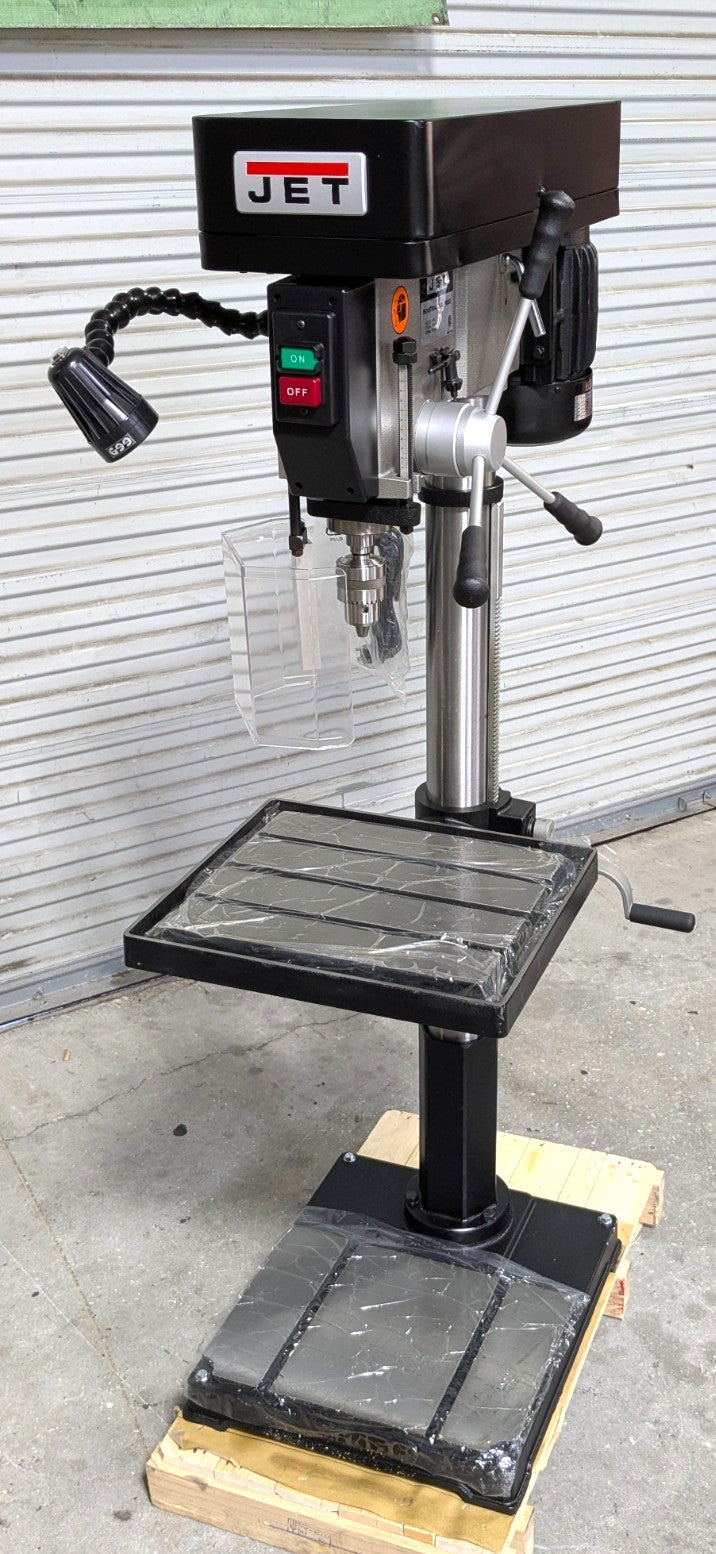 JET IDP-22 Heavy Duty Drill Press 22" Swing  1-1/2HP 115V Step Pulley  3MT Taper