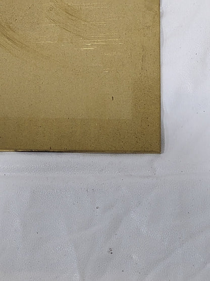Brass Sheet 0.064 Inch Thick x 12 Inch Wide x 12 Inch Long XCUFLR071611x1
