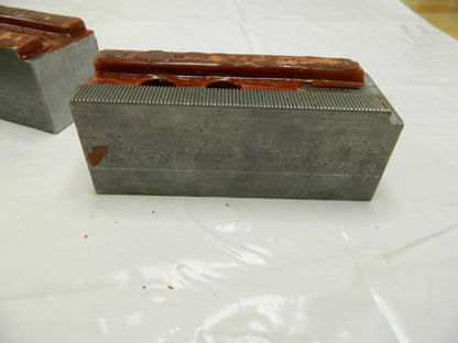 H & R Soft Lathe Chuck Jaw: Serrated 2 OAW, 2 OAH, 5-1/4 OAL Qty 3 HR-112-2.0