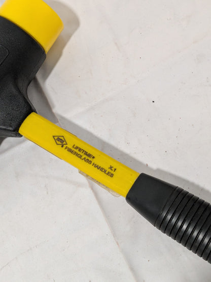 NUPLA Power DR Dead Blow Hammer 40 OZ 2"X13.5"HND Green/Yellow 04005