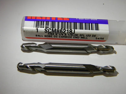 Hertel #SCM86218J 7/32" x 1/4" x 1/2" x 2-1/2" 2FL Carbide C