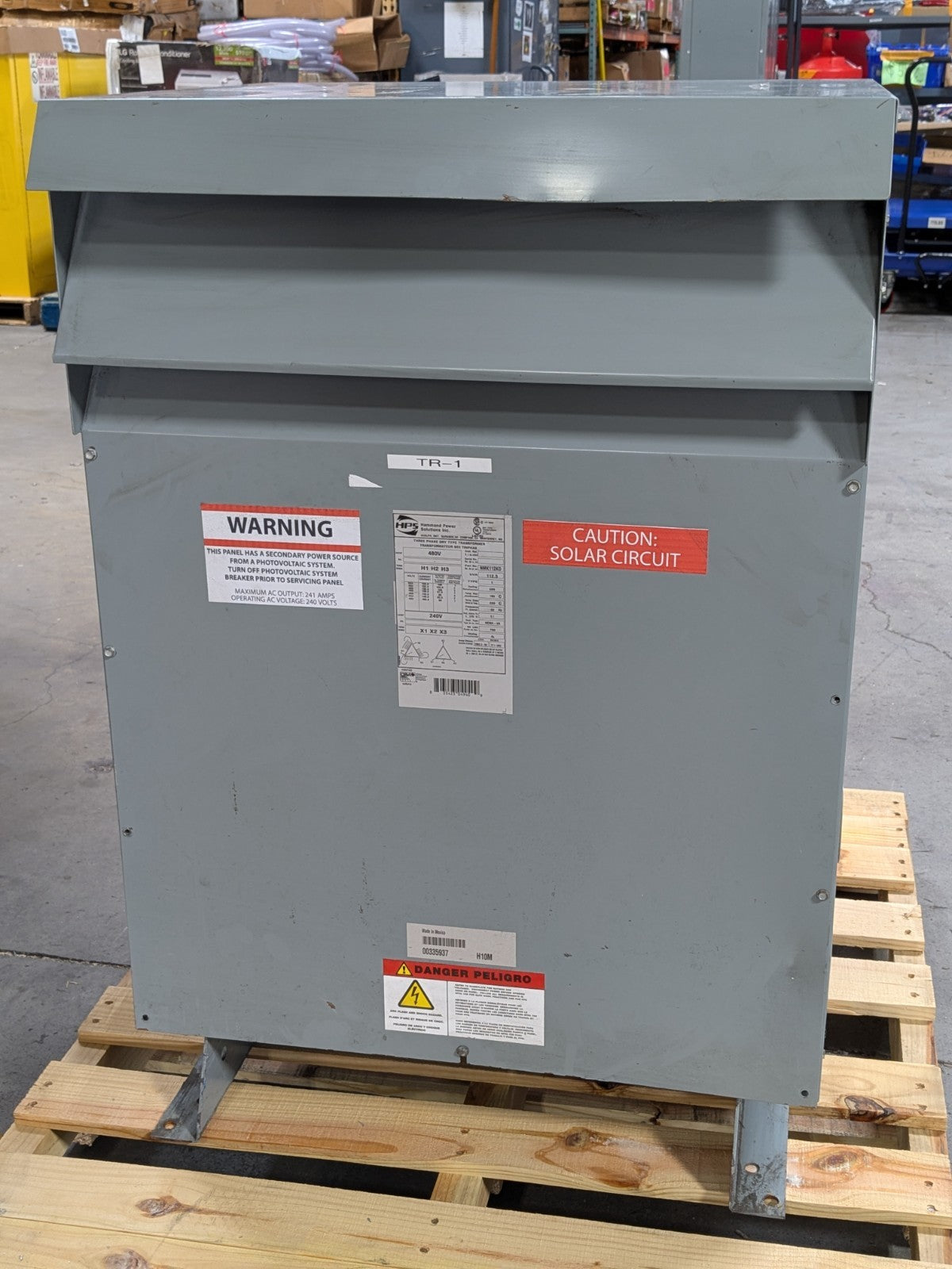 Hammond 112.5kVA Dry Type Power Transformer 3 Phase 480V NMK112KD Parts / Repair