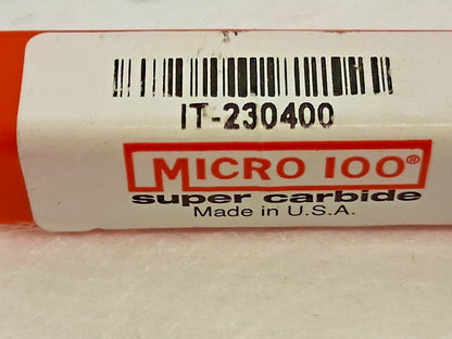 Micro 100 Single Point Threading Tool .23" Min Thread Dia 20-48TPI IT-230400