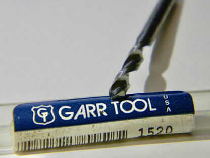 Garr Tool Carbide Stub Drill 3xD 2FL 135º Series 1520 QTY  2   77340