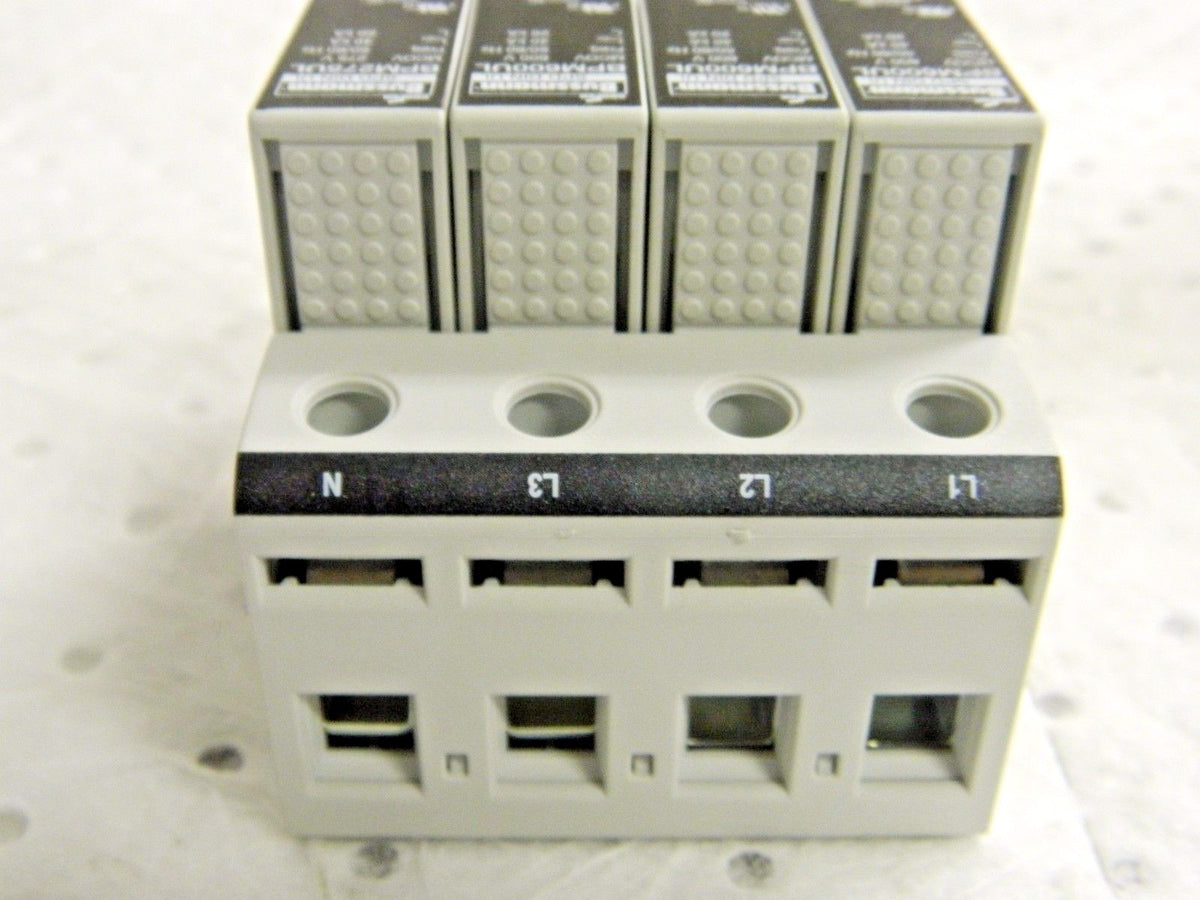 Cooper Bussmann Thermoplastic Hardwired Surge Protector 20 kA 4P BSPM4600WYNGR