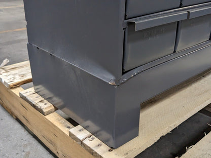 Durham Bin Storage Cabinet 96 Drawer 62 x 34 x 12 Steel Gray 022-95