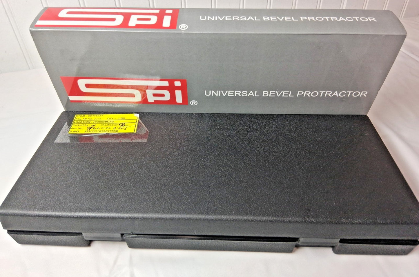 SPI Bevel Protractor 6" & 12" Blade 360° Max Measurement 06476931