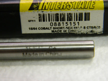 Interstate Interchangeable Pilot Counterbore 15/64" Diam 08815151