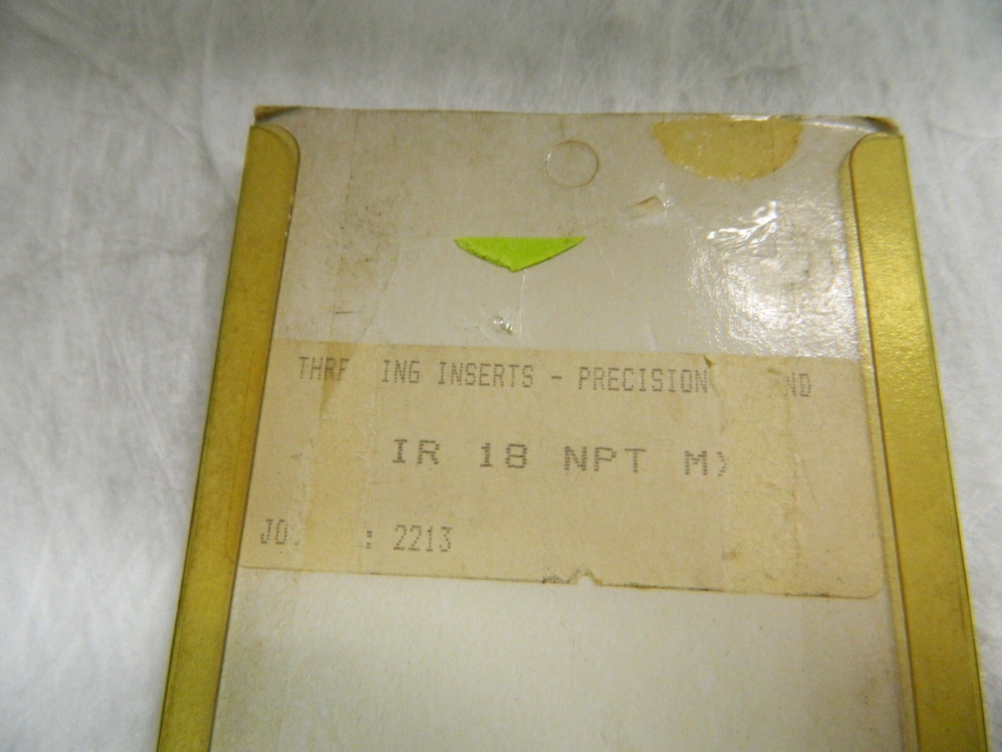 Carmex Precision Ground Threading Inserts QTY 10 08712390