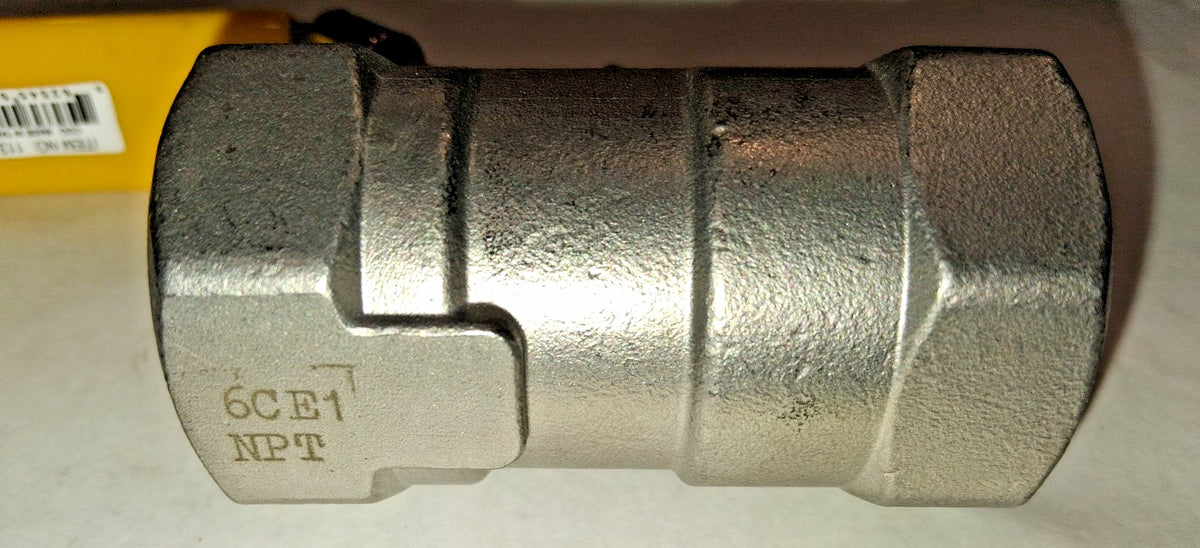 Legend Valve Standard Ball Valve 1" Pip Standard Port Stainless Steel 113-125