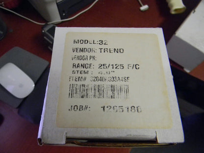 Trend 32040A003A4SF 3" x 4" 25/125 Stainless Steel 18-8 AA Bi-Metal Th