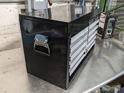 Pro Source Top Chest Tool Box 9 Drawer 26 x 18 x 16 Steel Black SCRATCH N DENT