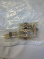 PARKER 5pk Brass Flared Tube Male Adapter: 1/4" OD PT-00255