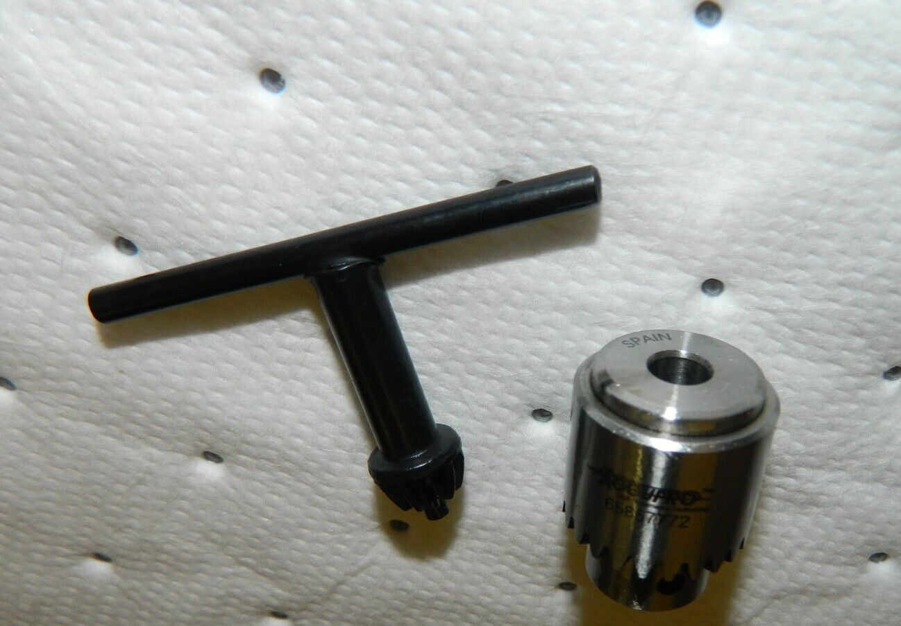 ACCUPRO Drill Chuck: 1/64 to 5/32 Capacity, Tapered Mount, JT0 CY0041200