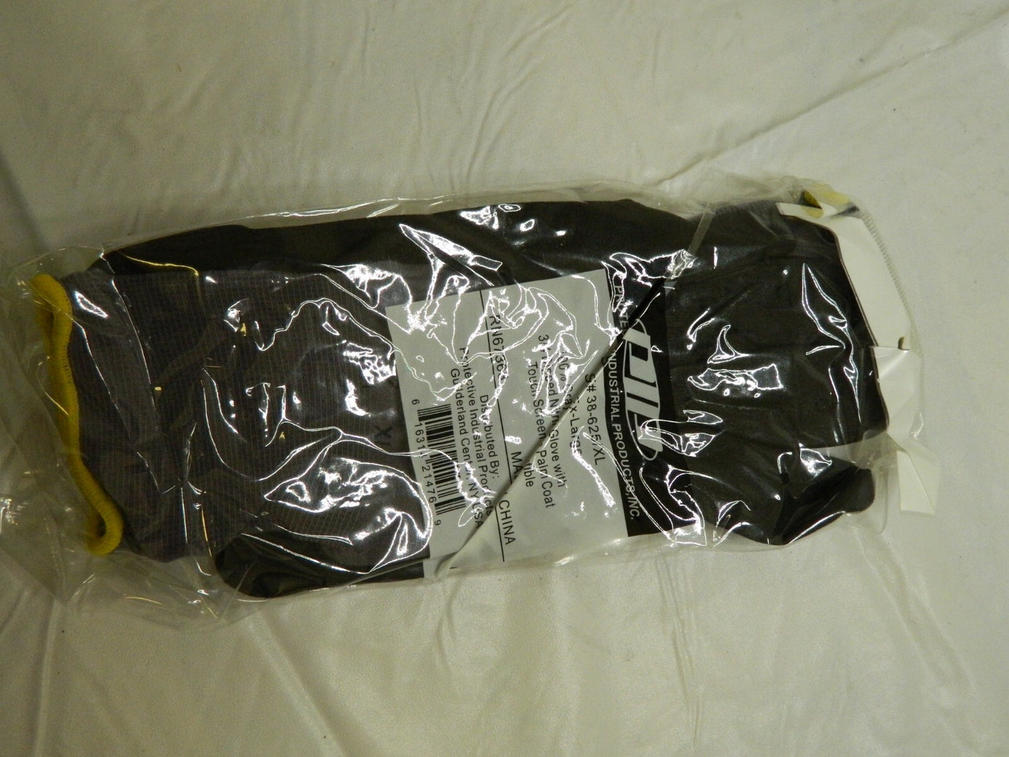 Prime Gray/Black XL Nylon Work &amp; General Purpose Gloves 12pk 38-625