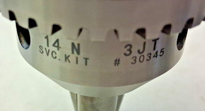 Jacobs Drill Chuck 0 to 1/2" Capacity Tapered Mount JT3 JCM30221