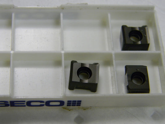 Seco Carbide Milling Insert M06 MP2500 Grade Set QTY 3 Inserts  LNKT060508