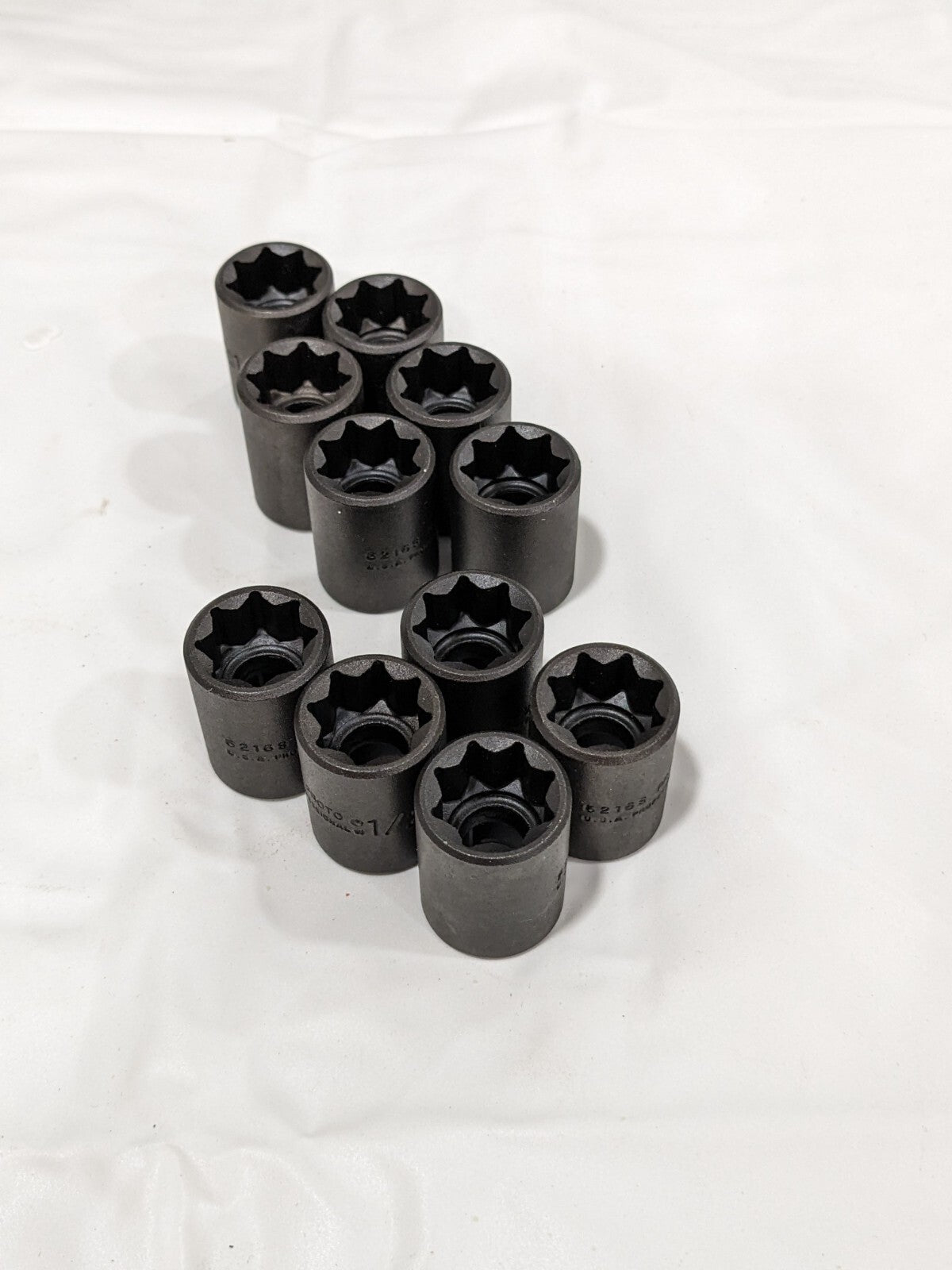 Proto Hand Socket: 3/8″ Drive, 1/2″ Socket, 8-Point Qty 11 J5216S