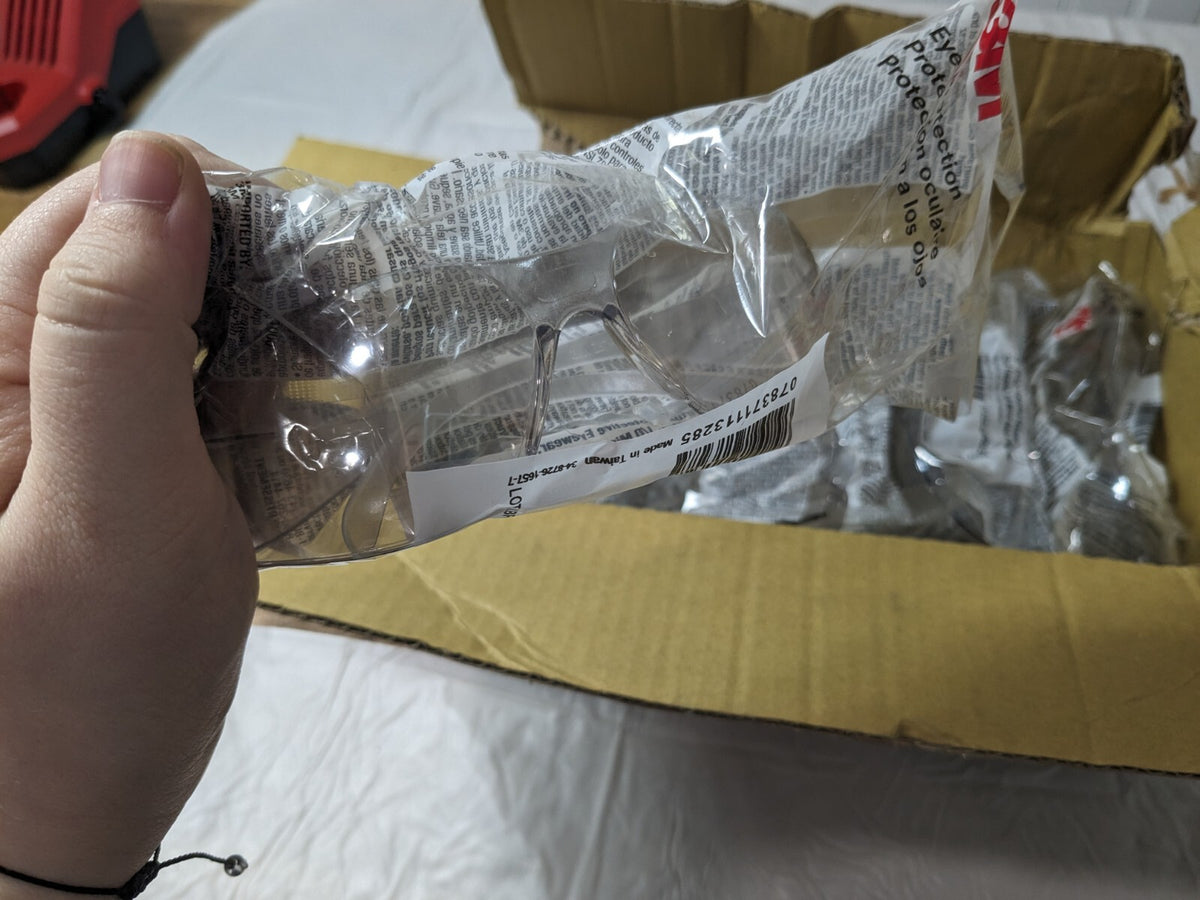 3M Safety Glasses Clear Frame 12pk 11328