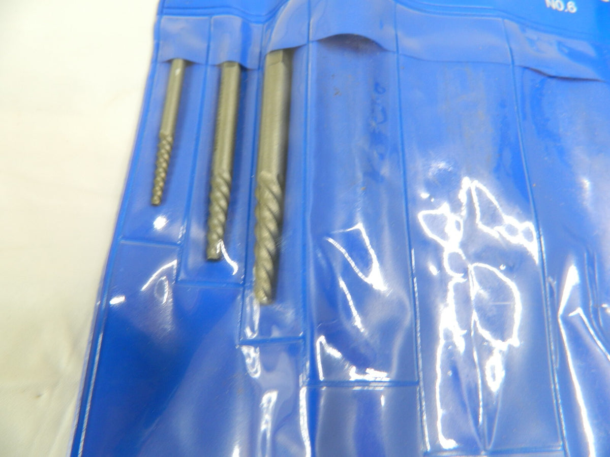 Interstate Spiral Flute Screw Extractor: 6 Pc #1 to #9 05026802 INCOMPLETE