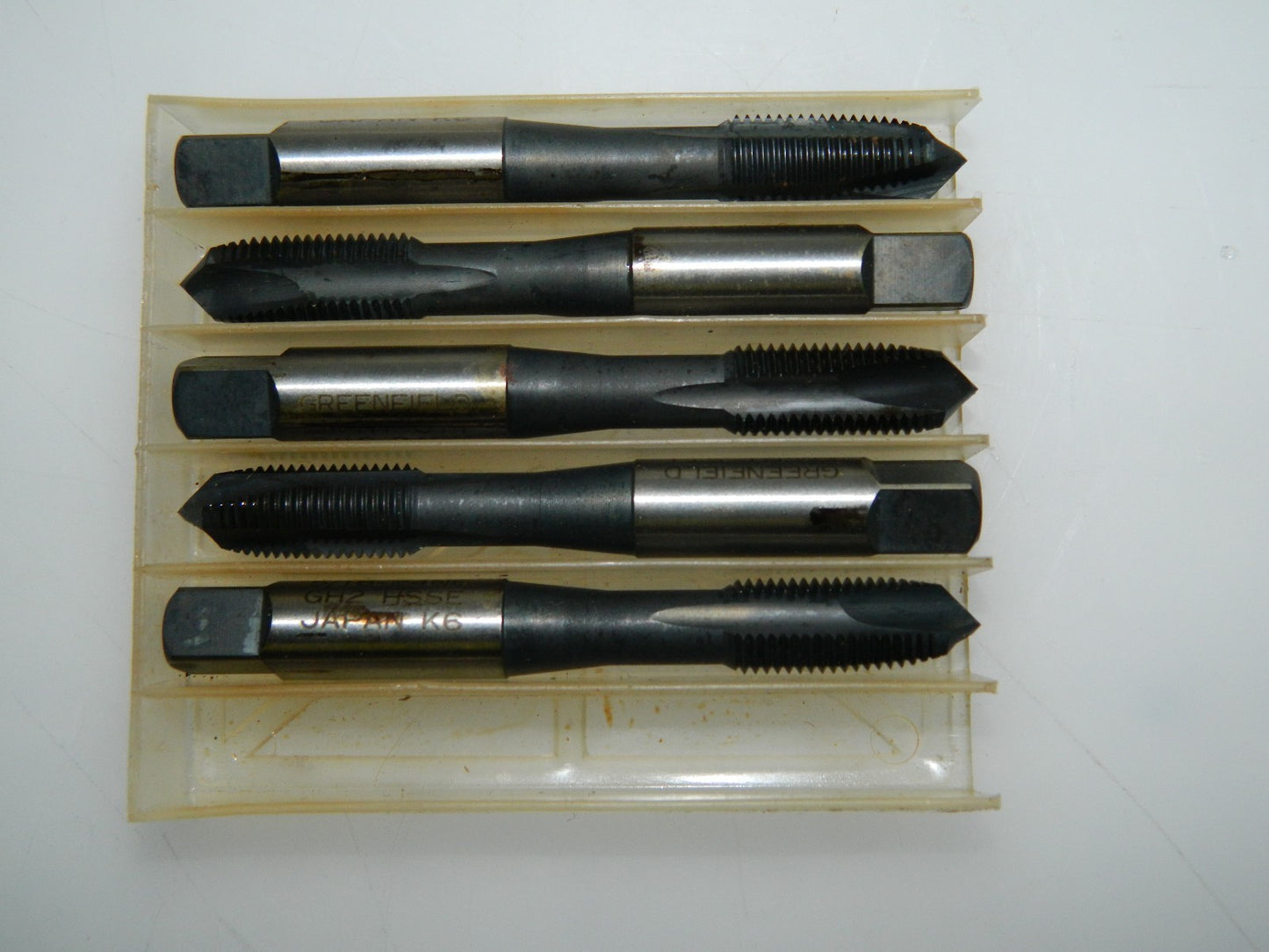 Greenfield Plug Taps  5/16-24NF H2 HSSE 3B 11/16 x 2-23/32"  QTY 5  87251