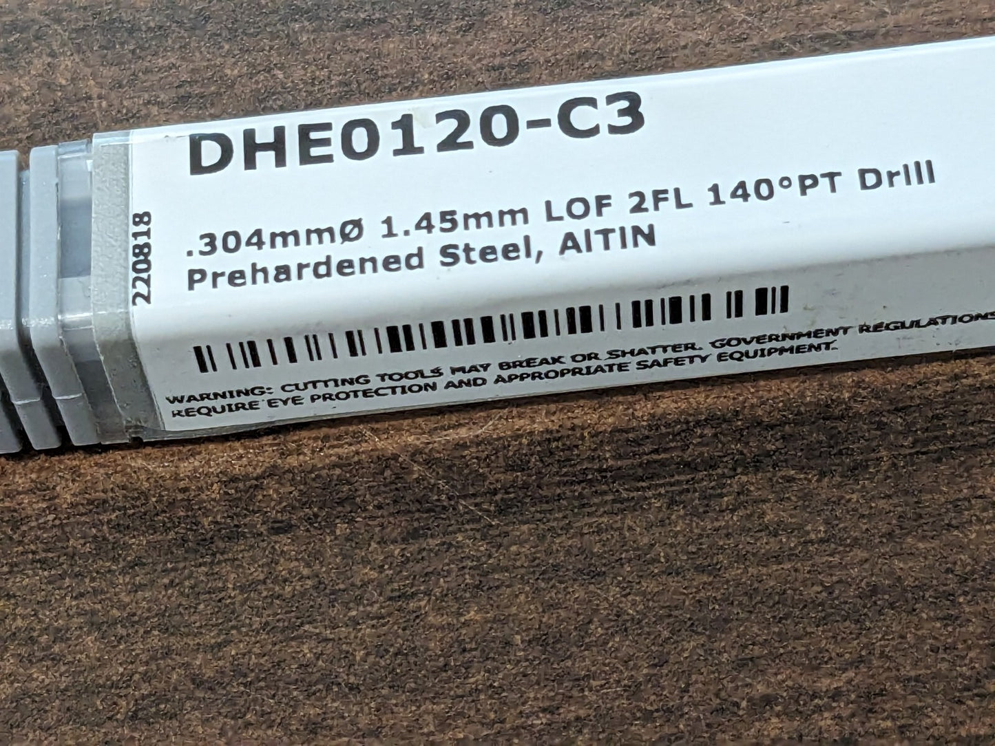 HARVEY TOOL Micro Drill Bit 8pk: #83, 140 ° Point, Solid Carbide DHE0120-C3