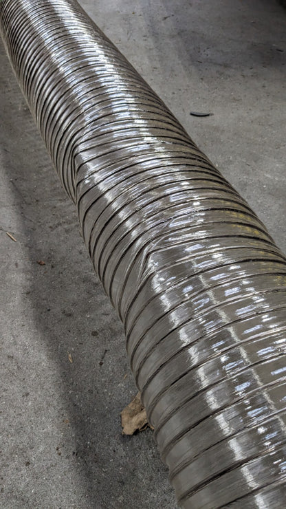 HI-TECH DURAVENT Blower Duct Hose PVC 8" ID 7 psi 25' -20 to 180°