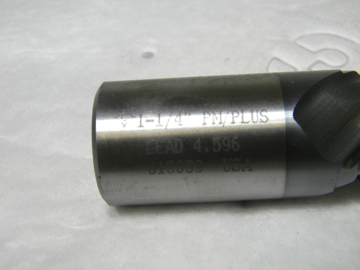 Cleveland Twist Drill Cobalt Roughing End Mill 1-1/4 Dia LH 3 LOC 5.5L C40432