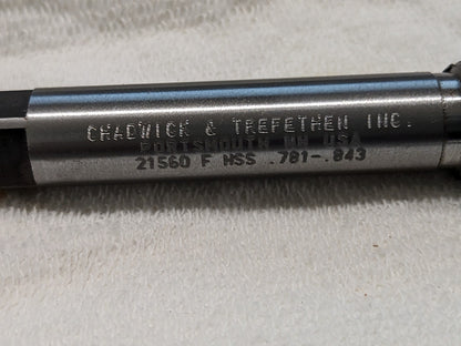 Size F, Straight Shank Hand Adjustable Reamer 21560