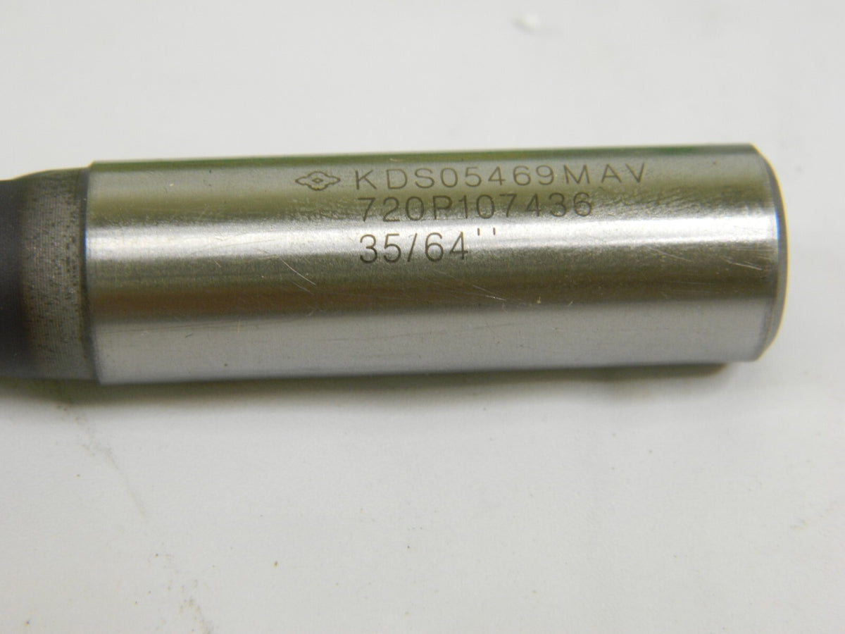 SUMITOMO Screw Machine Length Drill Bit 0.5469 Dia 140 ° Carbide Tipped 09439050