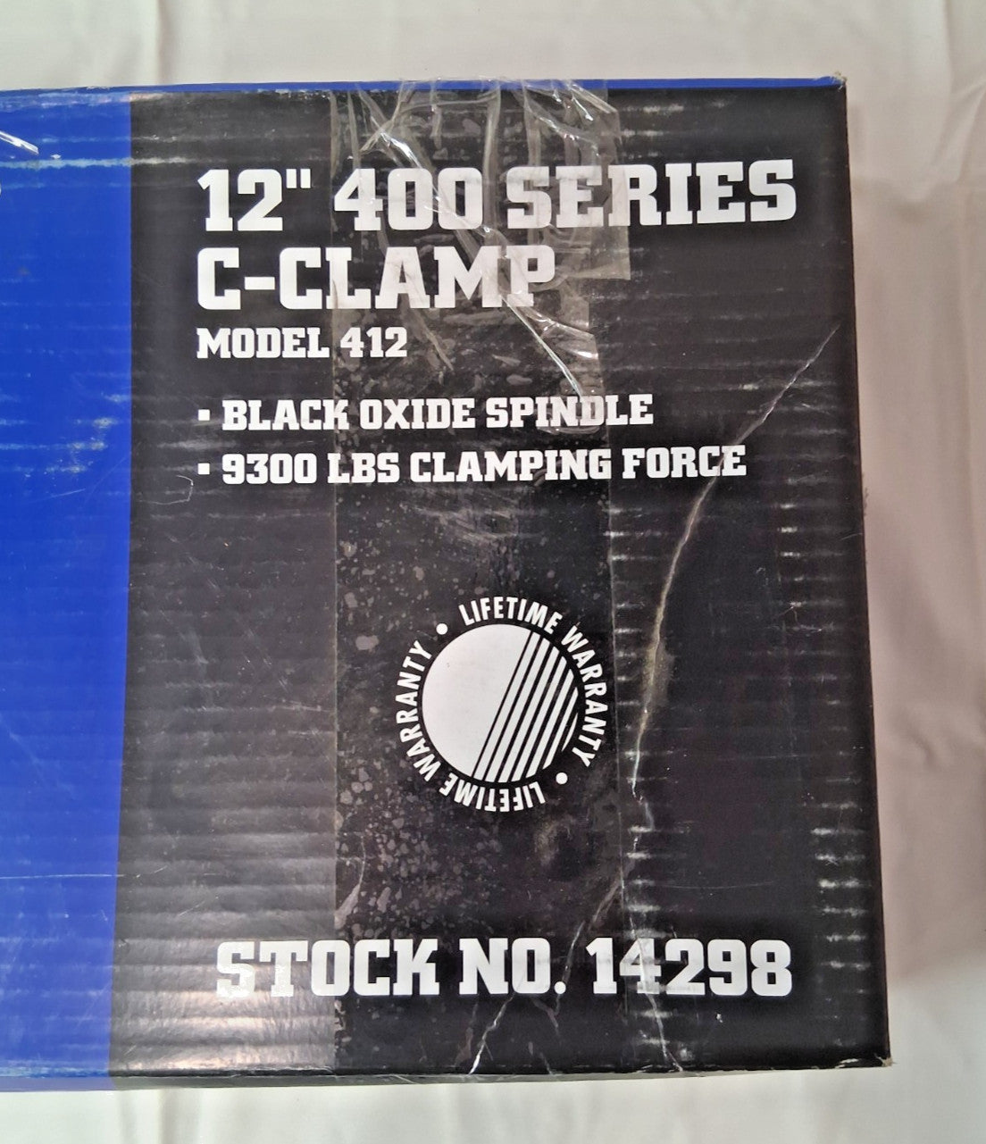 Wilton Forged Steel C-Clamp 12-1/4"MO 6-5/16"TD 9,300 lb LC 14298