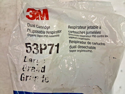 3M Half Facepiece Respirator with Cartridge Size L 7000052081