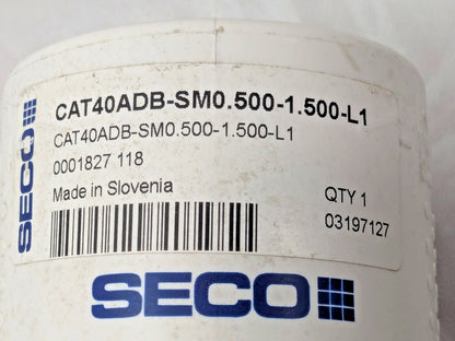 Seco Shell Mill Holder CAT40 Taper Shank 0.5" Pilot 03197127
