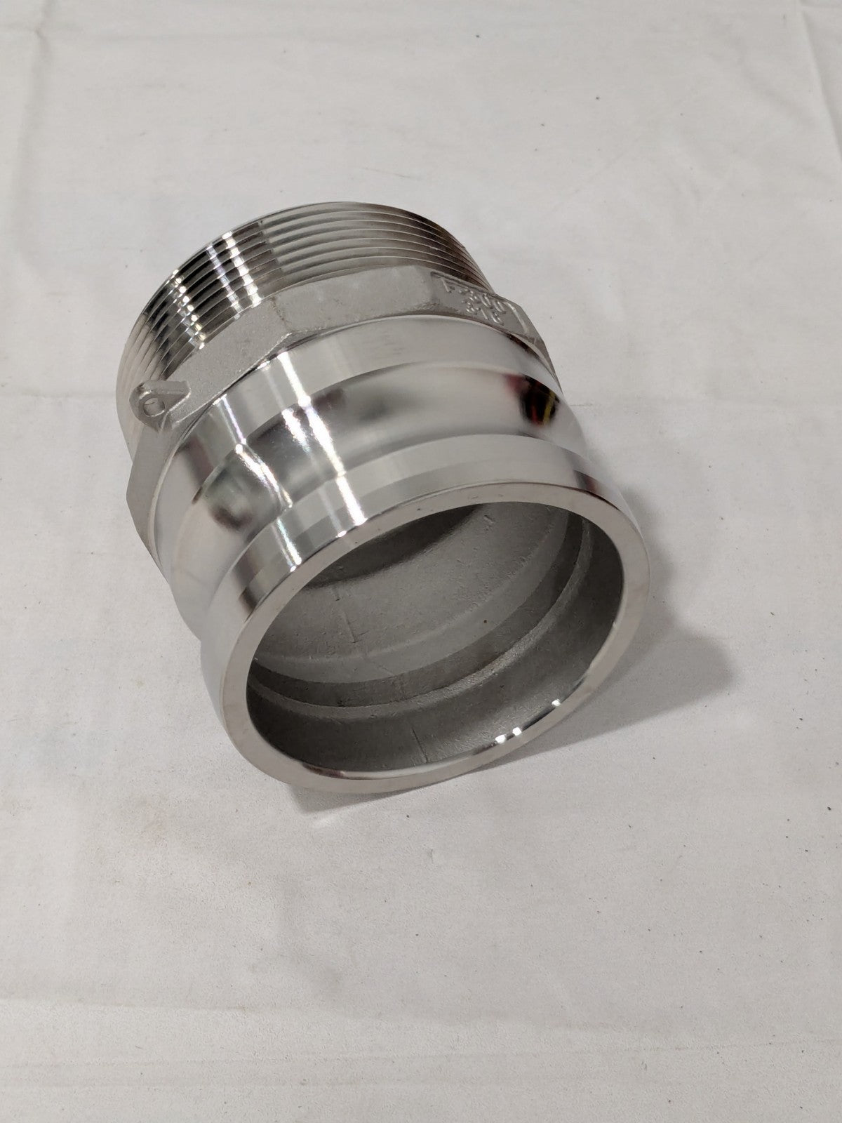 Cam & Groove Coupling: 3" Part F, Stainless Steel, 500 psi Max 44795086