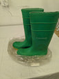 DUNLOP work boots Size 6, 16 High, PVC, Steel Toe, Gumboot 87012.6